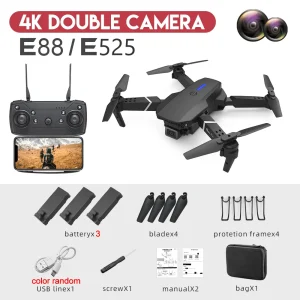 E88Pro RC Drone 4K Professional